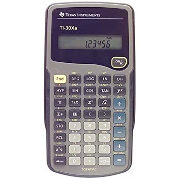 【中古】【輸入品・未使用】Texas Instruments ti-30?X、関数電卓10桁、LCD、ケースの2