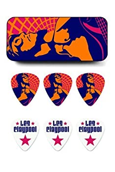【中古】【輸入品・未使用】Dunlop LCPPT01M Les Claypool Pick Tin Assorted Medium 6 Picks/Tin by Jim Dunlop