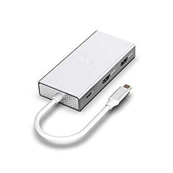 【中古】【輸入品・未使用】Accell Air USB-C 4K ドライバーレスドック - 3 USB-A 3.1 Gen2 HDMI 87W PD。