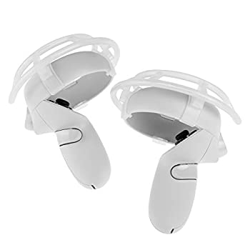 【中古】【輸入品・未使用】Orzero 耐衝撃コントローラーフレーム保護カバー Oculus Quest 2 Oculus Quest用 Rift S VR対応 クリスタル..