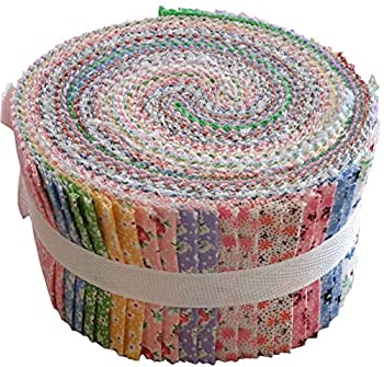 【中古】【輸入品・未使用】Vintage Floral Miniatures Jelly Roll Collection 40 Precut 2.5-inch Quilting Fabric Strips 141［並行輸入］