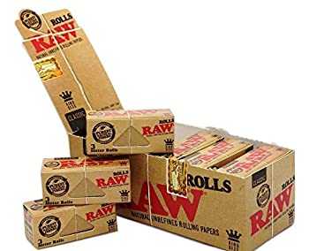 【中古】【輸入品・未使用】Raw Rolling Paper- Rolls Box of 12 Rolls by Swiss