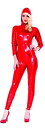 【中古】【輸入品・未使用】MUSIC LEGS(ミュージックレッグ)WET LOOK BODY SUIT ウェットルック フード付 ボディスーツ RED 70772 サイズXS