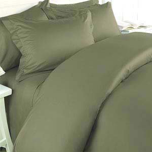 (Full/Queen Sage/Olive Green) - Elegant Comfort 3 Piece 1500 Thread Count Luxury Ultra Soft Egyptian Quality Cosiest Duvet Cover Set Fu