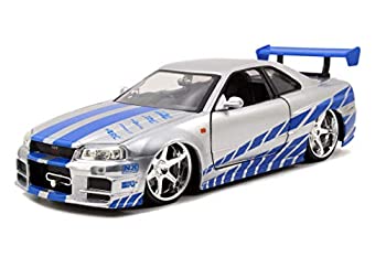 【中古】【輸入品・未使用】jada toys 1/24 FAST&FURIOUS ミニカーBRIAN'S NISSAN SKYLINE GT-R(R34) [並行輸入品]