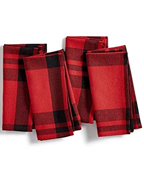 yÁzyAiEgpzHomewear Holiday Collection Blitzen Plaid Napkin Set