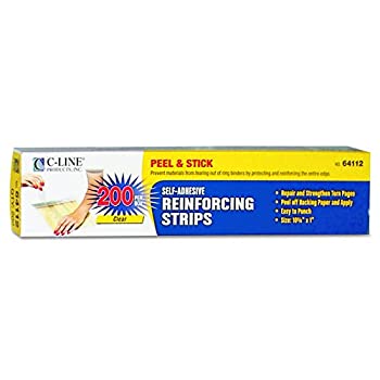 Self-Adhesive Reinforcing Strips 10 3/4 x 1 200/BX (並行輸入品) 