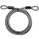 【中古】【輸入品・未使用】Master Lock 72DPF Heavy Duty Looped End Cable 15 Feet Braided Steel...