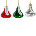 yÁzyAiEgpzKurt Adler Hershey Kisses Glass Set Christmas Ornament by Kurt Adler [sAi]