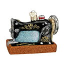 【中古】【輸入品・未使用】old world christmas sewing machine glass blown ornament