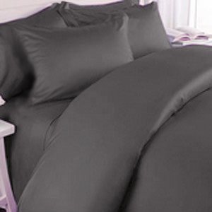 (Full/Queen Gray) - Elegant Comfort 3 Piece 1500 Thread Count Luxury Ultra Soft Egyptian Quality Cosiest Duvet Cover Set Full/Queen Gre