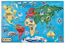 【中古】【輸入品・未使用】Melissa & Doug フロアパズル マルチカラー