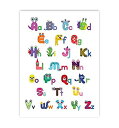 【中古】【輸入品・未使用】壁文字、モンスターアルファベット11?x 14、子供のための印刷、モンスターPlayroom ABCの、私のABCのモンスター、モンスター飾り、デコレーショ