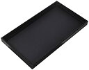 【中古】【輸入品・未使用】Regal Pak 3-Piece 1 -Inch Deep Black Full Size Plastic Stackable Jewellery Tray 37cm X 21cm X 2.5cm H