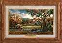 【中古】【輸入品・未使用】Terry Redlin Wild Wings 水曜日 午後 フレーム入り オークマスターストローク