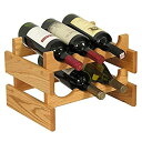 【中古】【輸入品・未使用】Wooden Mallet WR32LO 6 Bottle Dakota Wine Rack