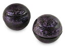 yÁzyAiEgpzNovica Lacquerware Mango Wood Violets '{bNXAp[v(yA)