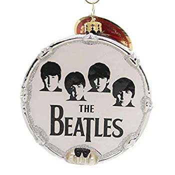 【中古】【輸入品・未使用】Christopher Radko Beat-le Mania Beatles ガラスドラムオーナメント