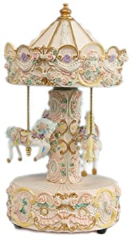 Musicbox World 14059 Beige Carousel Playing For Elise
