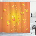 【ポイントアップ中！】【中古】【輸入品・未使用未開封】(180cm W By 180cm L Multi 21) - Burnt Orange Decor Shower Curtain by Amb..