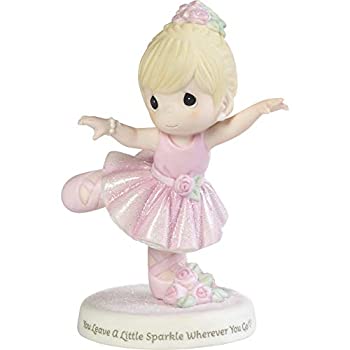 楽天アトリエ絵利奈【中古】【輸入品・未使用】Precious Moments 192006 You Leave A Little Sparkle Wherever You Go バレリーナガール ビスク磁器フィギュア マルチ