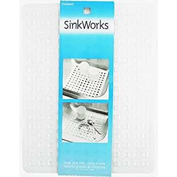 【中古】【輸入品・未使用】InterDesign 36800?Sinkworks 13?x 16インチクリアユーロシンクマット大 36..