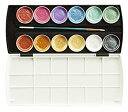    AiEgp Jack Richeson Set of 12 Semi Moist Collegiate Metallic Watercolour