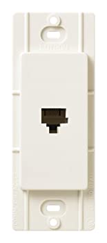 šۡ͢ʡ̤ѡLutron SC-PJ-BI Satin Colors Phone Jack Biscuit by Lutron...