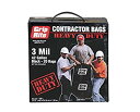 Grip Rite Prime Guard GRHDCBAG20 Grip Rite Heavy Duty 3 Mil Black Contractor Trash Bags 20 per box