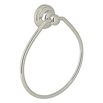 【中古】【輸入品・未使用】Rohl U.6935PN 6-Inch Perrin and Rowe Towel Ring in Polished Nickel by Rohl