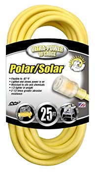 【中古】【輸入品・未使用】Polar/Solar 1787 10/3 15-Amp SJEO Outdoor Extension Cord with Lighted End 25-Foot by Polar/Solar