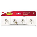 【中古】【輸入品・未使用】3M Command HOM18QES 装飾キーレール 幅8インチ x 奥行き1 1/2インチ x 高さ2 1/8インチ ホワイト/シ...