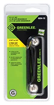【中古】【輸入品・未使用】Greenlee 0254-13折りたたみ六角キーセット、5ピース 【中古】【輸入品・未使用】Greenlee 0254-13折りたたみ六角キーセット、5ピース