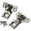 【中古】【輸入品・未使用】Blum 1/2インチ コンパクト ソフトクローズ ブルーモーション オーバーレイ ヒンジ 50個パック (25ペア)(3)