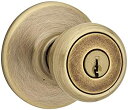 【中古】【輸入品 未使用】Kwikset 400T-5V1 Kwikset 400T セキュリティシリーズ Tylo シングルシリンダー 鍵付き玄関ドアノブセット