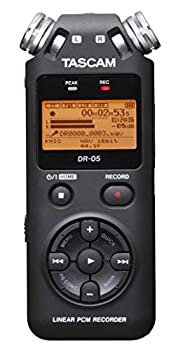 【中古】【輸入品・未使用】TASCAM リニアPCMレコーダー ブラック DR-05