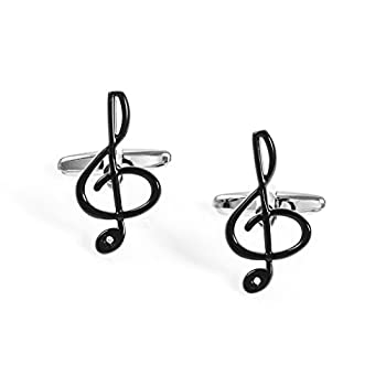【中古】【輸入品・未使用】mrcuffト音記号音楽NOTEペアCufflinks in a Presentationギフトボックス&ポリッシュクロス