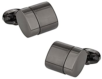 【中古】【輸入品・未使用】USB Flash Drive Cufflinks in Gun Metal 4GB