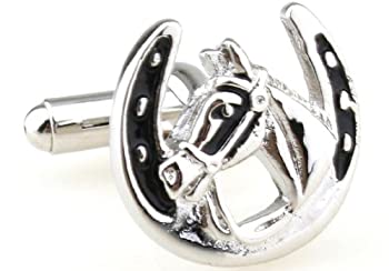 【中古】【輸入品・未使用】mrcuff Horse and HorseshoeペアCufflinks in a Presentationギフトボックス&ポリッシュクロス 【中古】【輸入品・未使用】mrcuff Horse and HorseshoeペアCufflinks in a Presentationギフトボックス&ポリッシュクロス