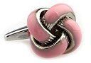 【中古】【輸入品・未使用】mrcuffノットピンクバンドペアCufflinks in a Presentationギフトボックス&ポリッシュクロス