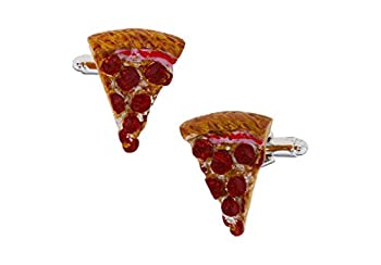 【中古】【輸入品・未使用】MRCUFF ピザスライス ペアカフスボタン ギフトボックス&磨き布付き 【中古】【輸入品・未使用】MRCUFF ピザスライス ペアカフスボタン ギフトボックス&磨き布付き