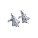 【中古】【輸入品・未使用】MRCUFF シャトル ロケット 飛行機 カフスボタン ギフトボックスと磨き布付き