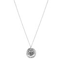 【ポイントアップ中!】【中古】【輸入品・未使用未開封】Silpada 「愛の言葉」ハートディスクペンダントネックレス スターリングシルバー 16インチ+2インチ