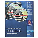 【中古】【輸入品・未使用】Inkjet Full-Face CD Labels Glossy White 20/Pack (並行輸入品)