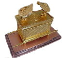 The Ark Of The Covenant Gold Plated Medium - size 3.75" X 2.35" X 2.50" by Shofars From Afar 