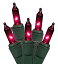 šۡ͢ʡ̤ѡVickerman Mini Light Set Features 100 Bulbs Lights on Green Wire and 4 Bulb Spacing for Indoor/Outdoor Use 33' Purple by Vickerman