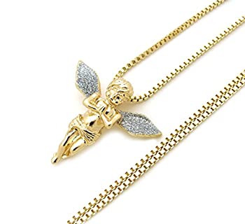 【中古】【輸入品・未使用】Sparkled Micro Baby Angel Cherubペンダント2?mm 24ボックスチェーンネックレスゴールドシルバートーンmmp86grbx byファッション21 【中古】【輸入品・未使用】Sparkled Micro Baby Angel Cherubペンダント2?mm 24ボックスチェーンネックレスゴールドシルバートーンmmp86grbx byファッション21