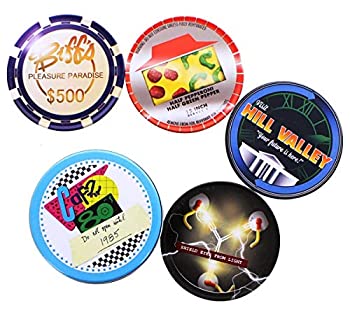 【中古】【輸入品・未使用未開封】Back To The Future Cafe 80's 4-Piece Coaster Set