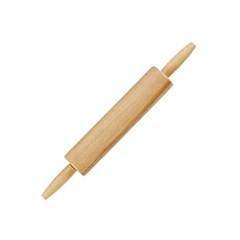 【中古】【輸入品・未使用】(25cm) - Norpro 25cm Wooden Rolling Pin