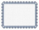 【中古】【輸入品・未使用】Parchment Paper Certificates 8-1/2 x 11 Blue Royalty Border 50/Pack...
